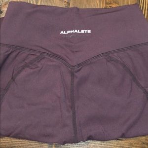 Alphalete alphalux purple leggings